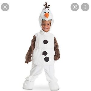 Disney Store Frozen Olaf Costume Unisex Size 5/6 Halloween Christmas Holiday EUC